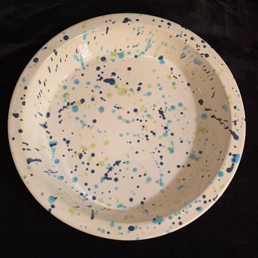 Speckled Pie Plate from  Anthropologie. NWT